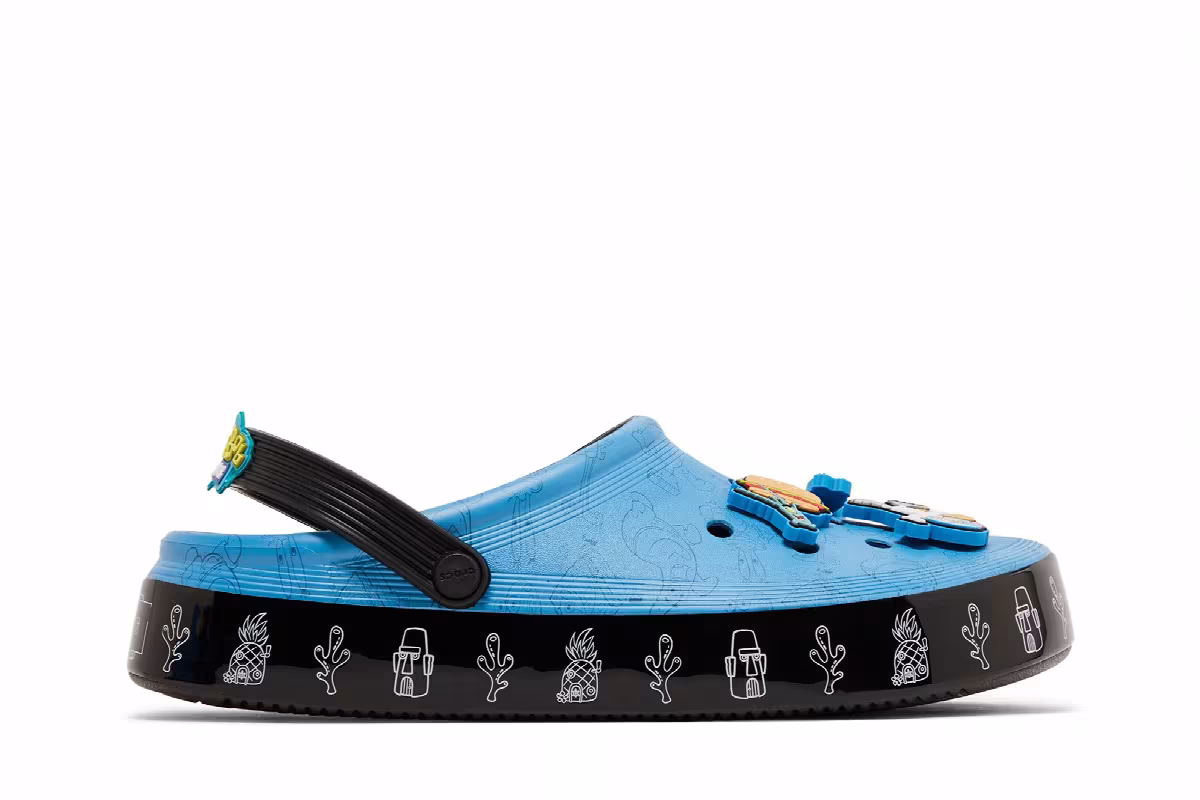 SpongeBob SquarePants x Crocs Off-Court Clog Bikini Bottom, view 2