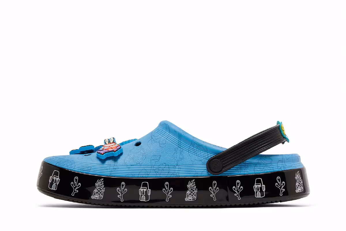SpongeBob SquarePants x Crocs Off-Court Clog Bikini Bottom, view 4