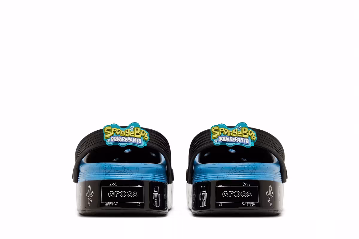 SpongeBob SquarePants x Crocs Off-Court Clog Bikini Bottom, view 7