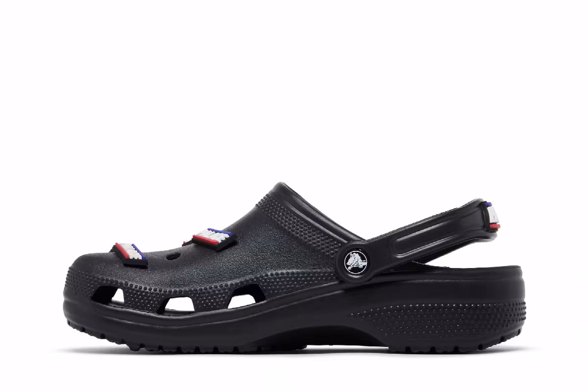 Palace x Crocs Classic Clog Black, view 4