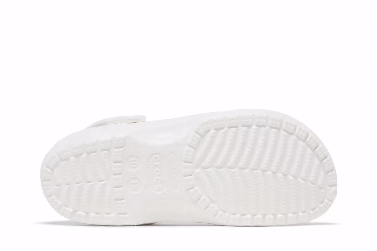 Palace x Crocs Classic Clog White, view 5