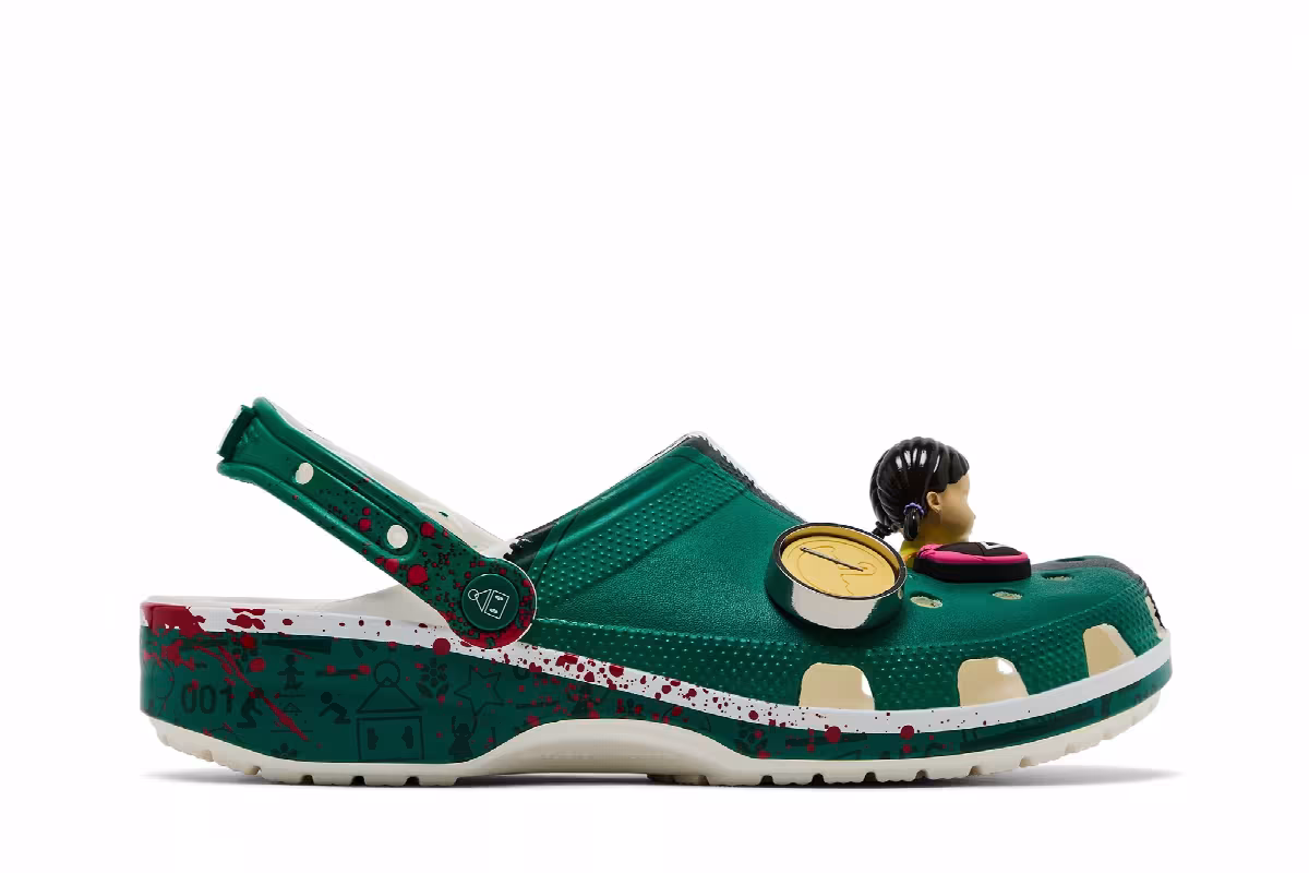 Squid Game x Crocs Classic Clog Tracksuit, view 2