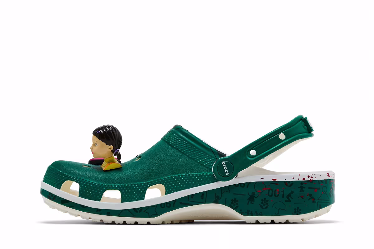Squid Game x Crocs Classic Clog Tracksuit, view 4