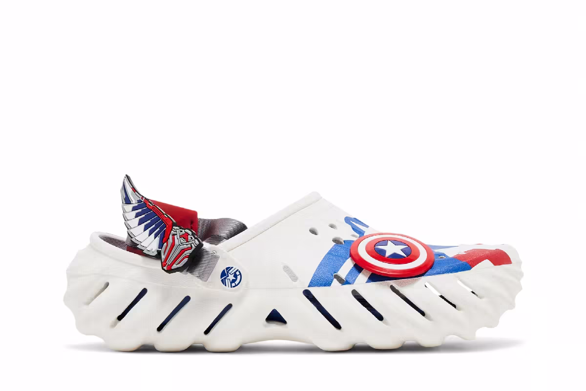 Marvel x Crocs Echo Clog Captain America, view 2
