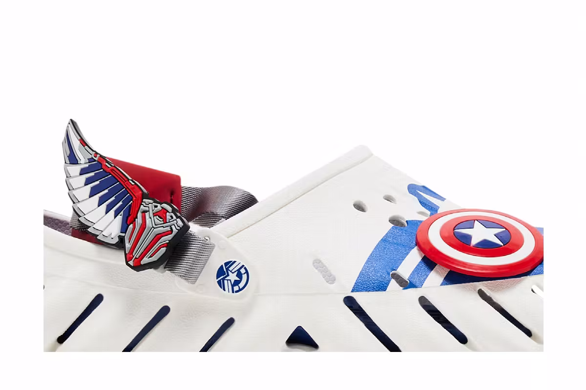 Marvel x Crocs Echo Clog Captain America, view 3