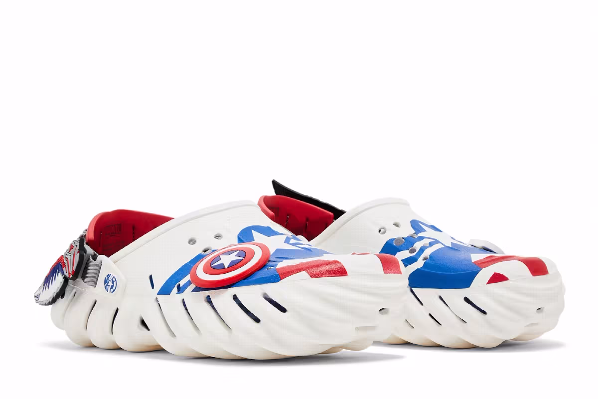 Marvel x Crocs Echo Clog Captain America, view 9