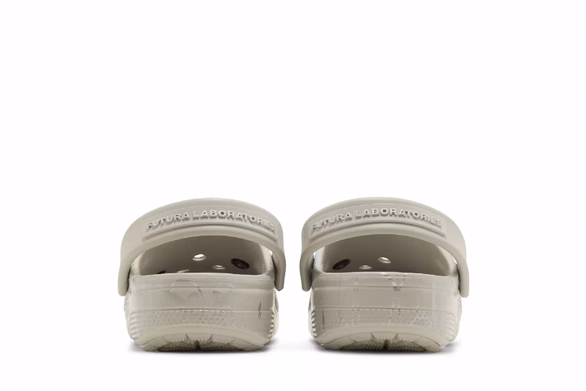 Futura Laboratories x Crocs Classic Clog Pearl White, view 7