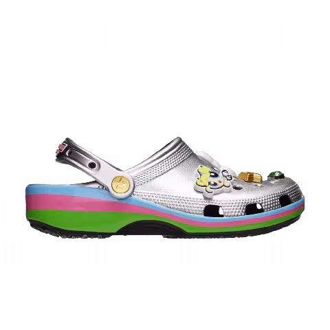 The Powerpuff Girls x Crocs Classic Clog 'Metallic Silver'