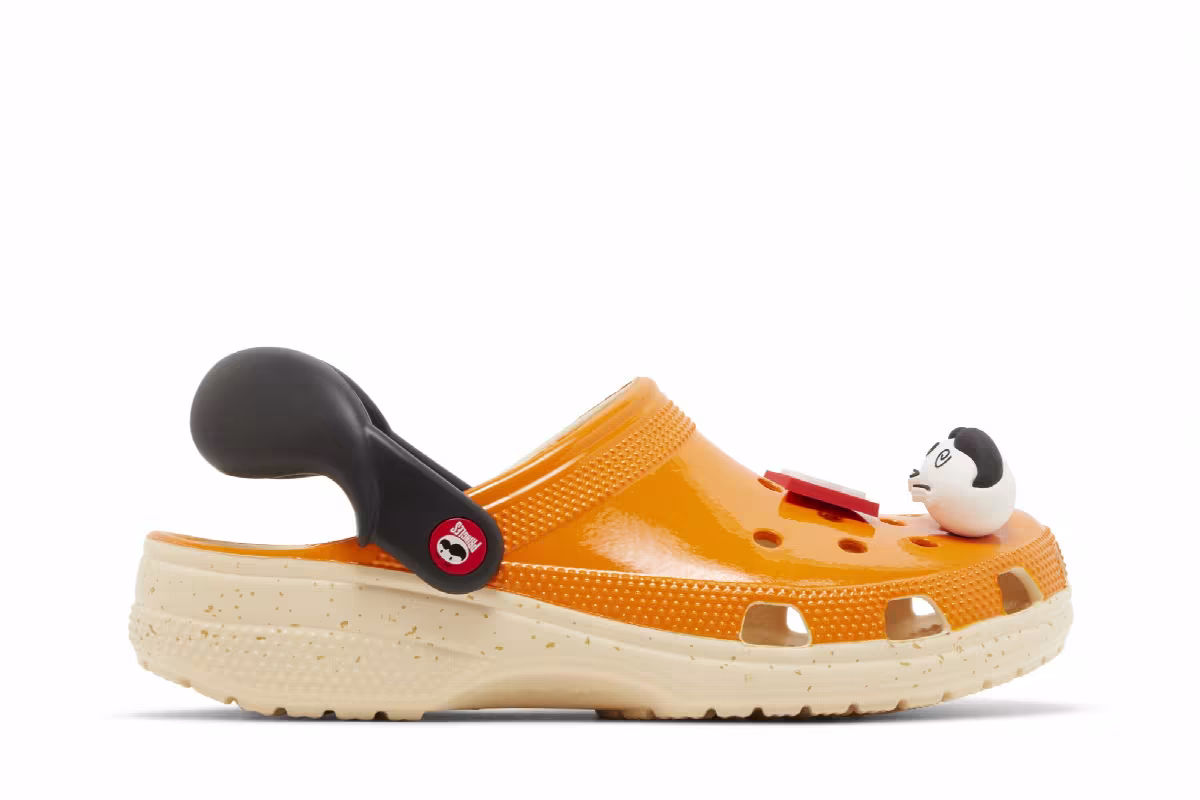 Pringles x Crocs Classic Clog Orange Red, view 2