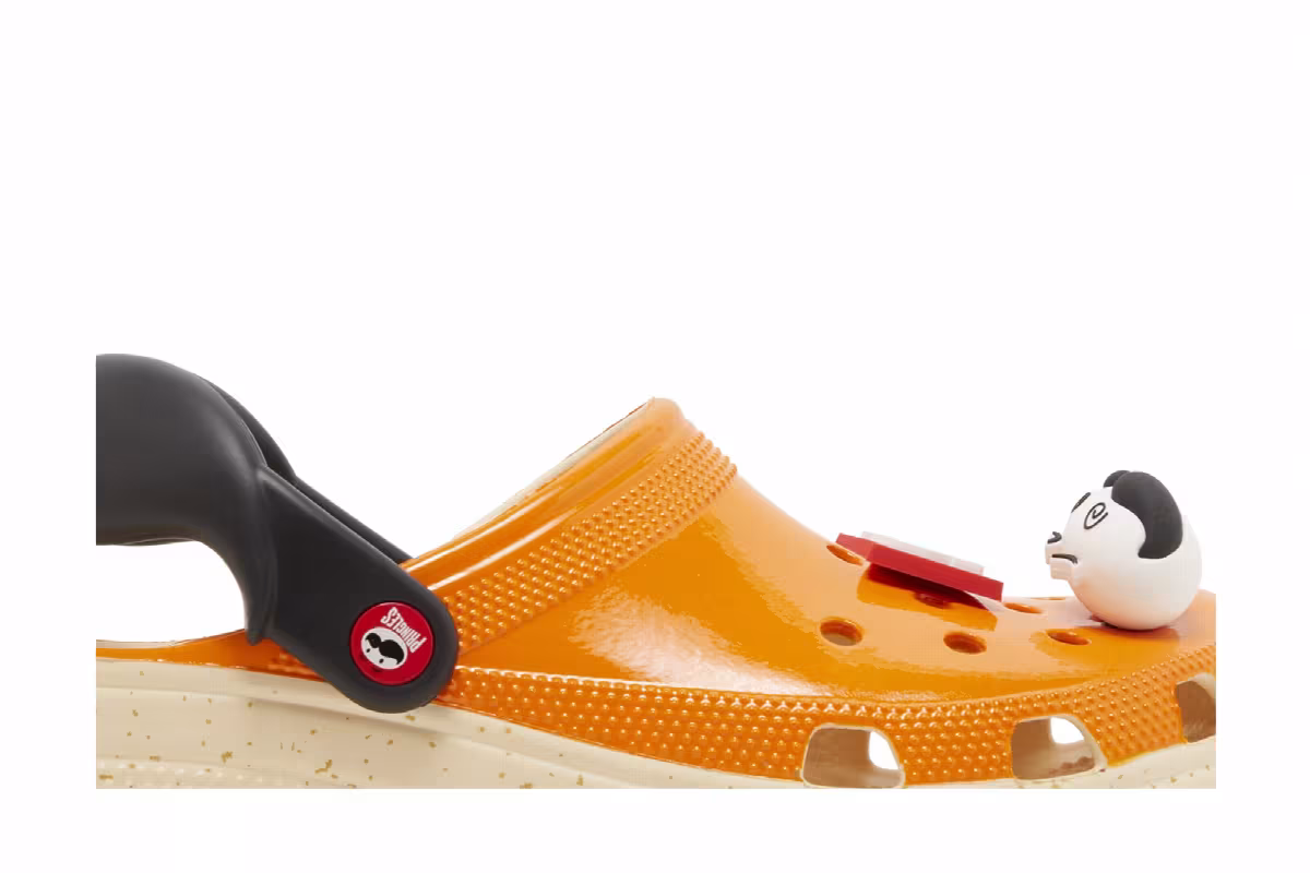 Pringles x Crocs Classic Clog Orange Red, view 3