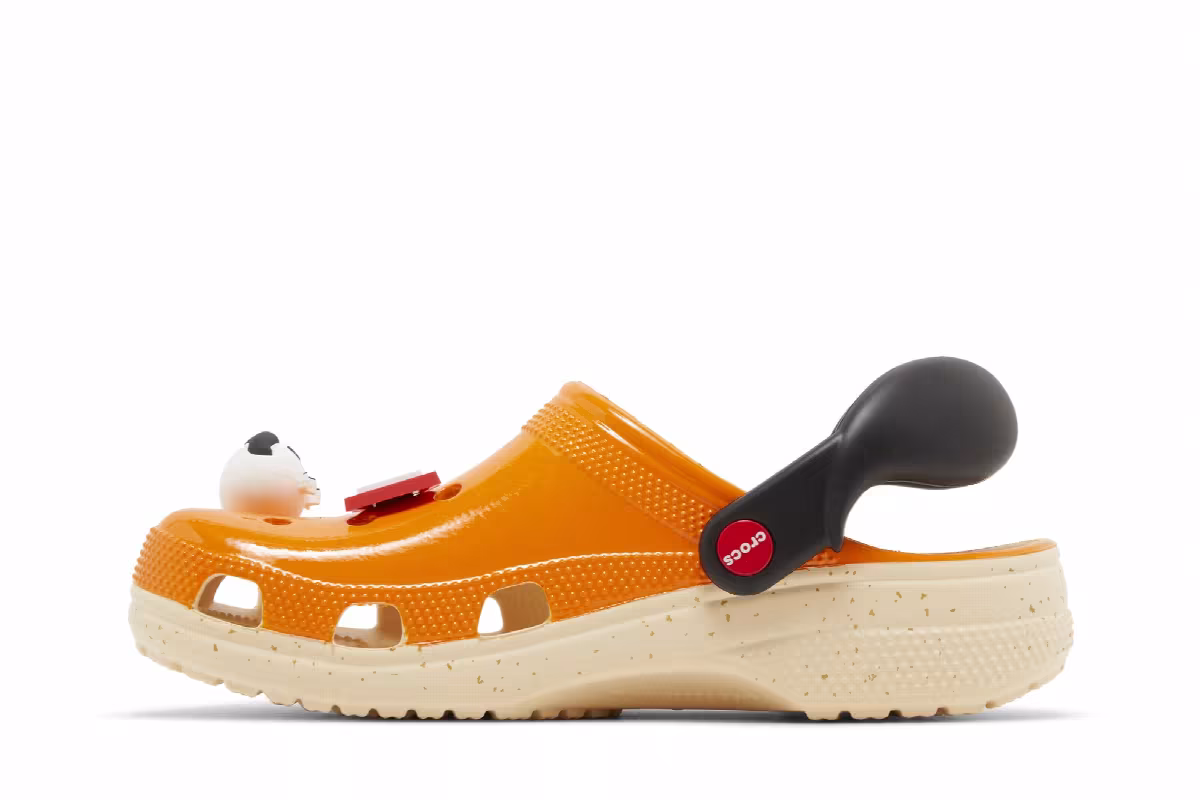 Pringles x Crocs Classic Clog Orange Red, view 4