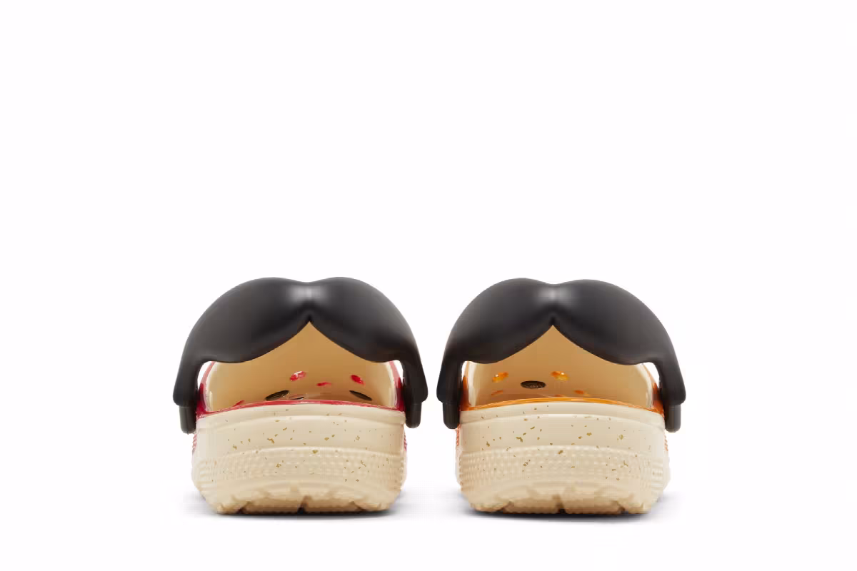 Pringles x Crocs Classic Clog Orange Red, view 7