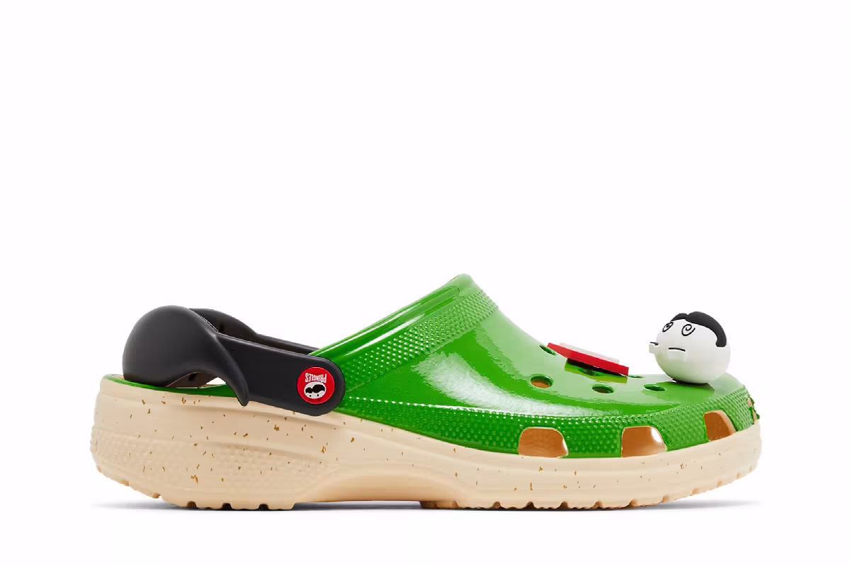 Pringles x Crocs Classic Clog Green Blue, view 2