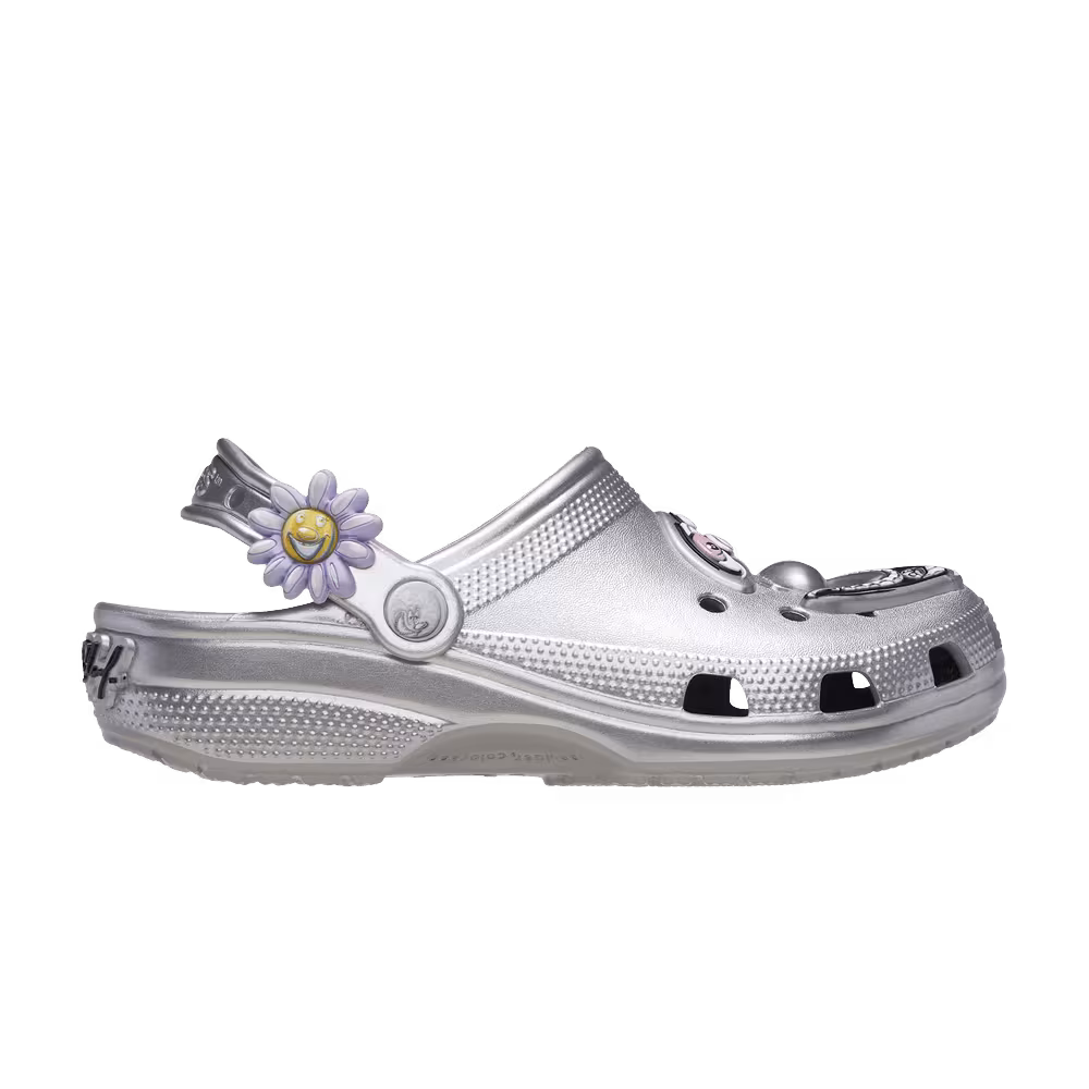 Kenny Scharf x Crocs Classic Clog Silver