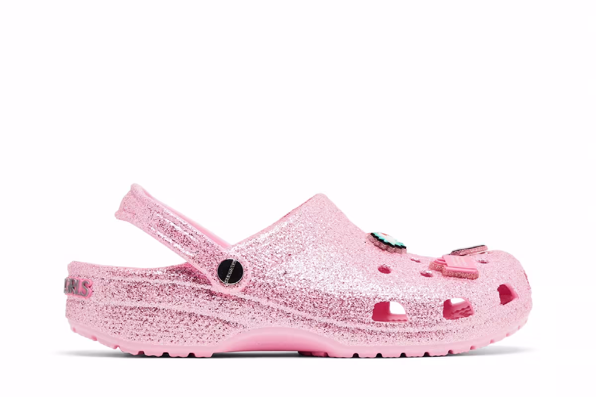 Mean Girls x Crocs Classic Clog On Wednesdays We Wear Pink, view 2