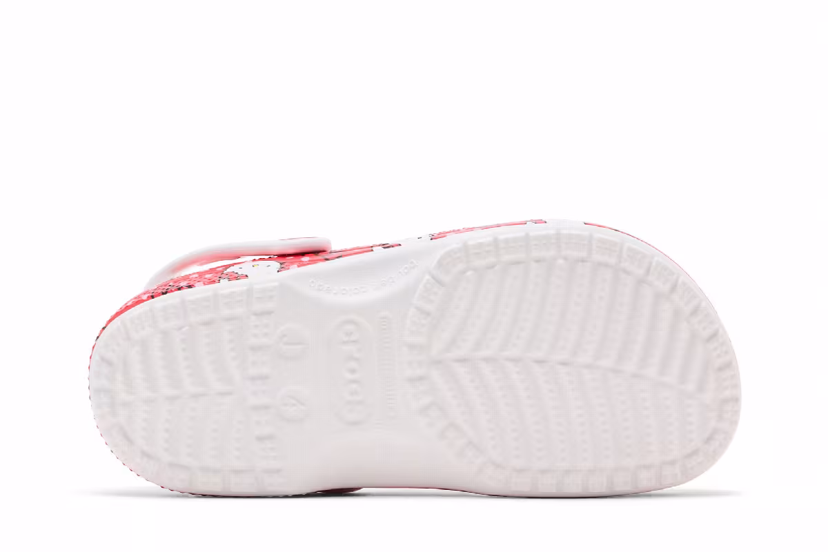 Hello Kitty x Crocs Classic Clog Kids Red Polka Dots, view 5