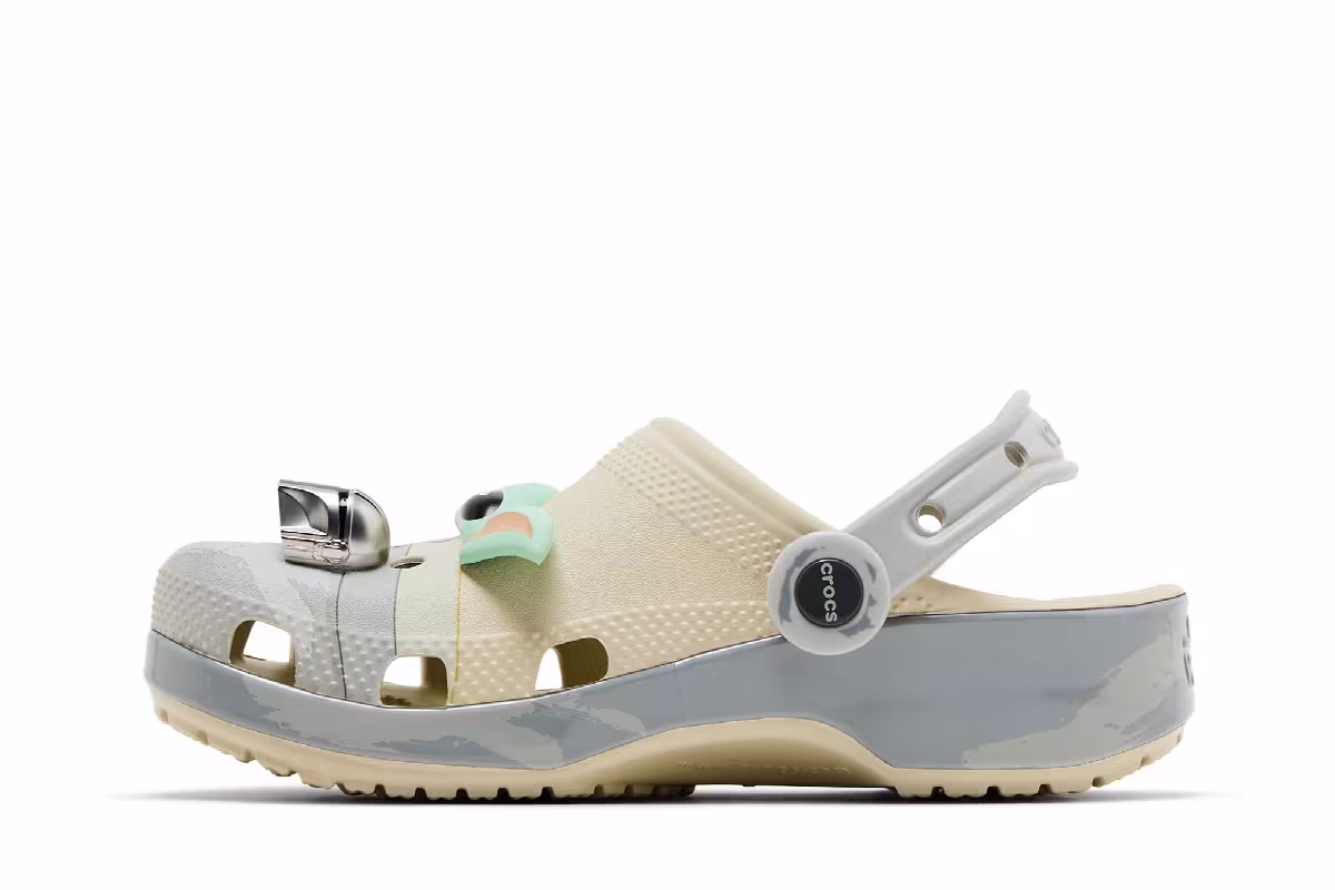 Crocs Star Wars x Classic Clog Kids Grogu, view 4
