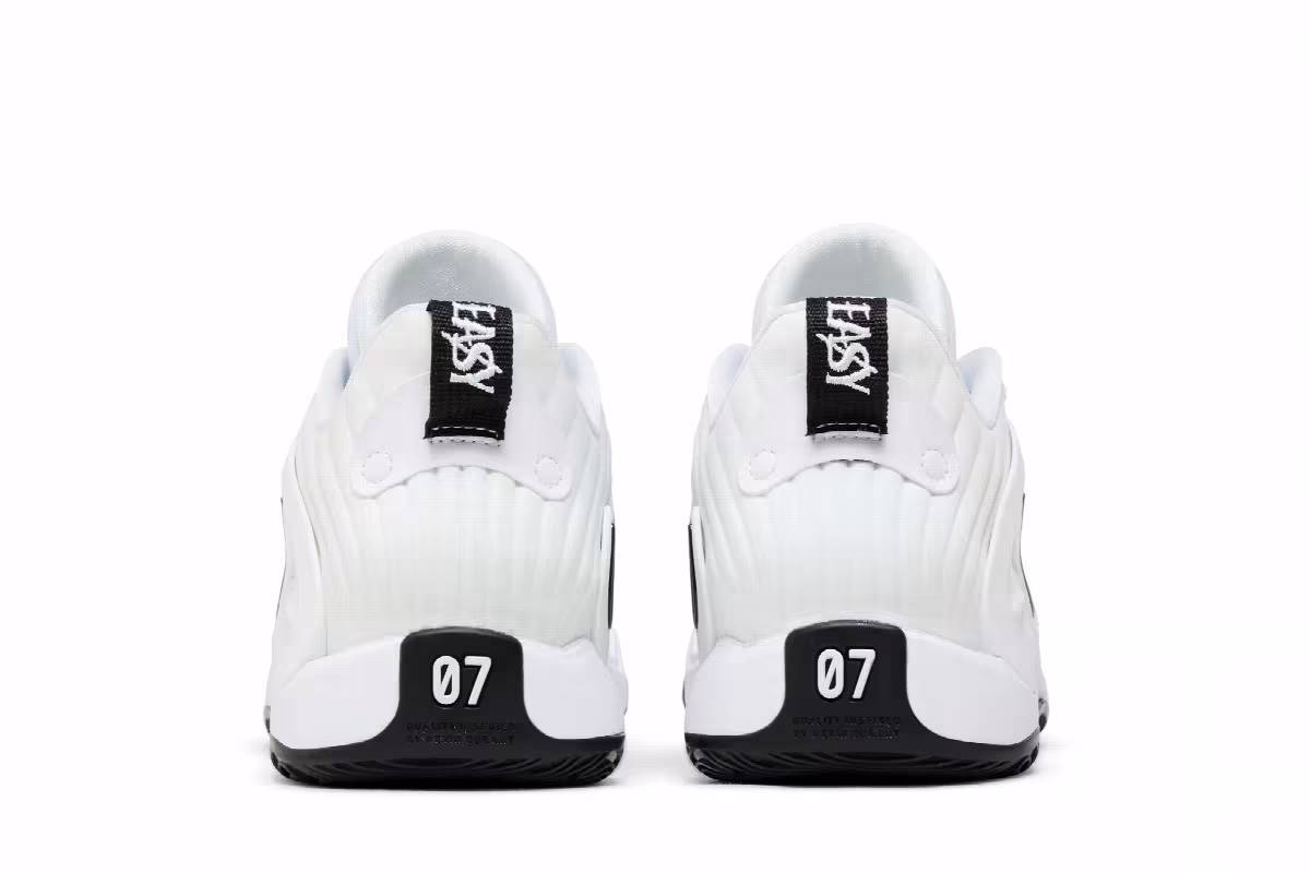 Nike KD 15 TB White Black, view 7