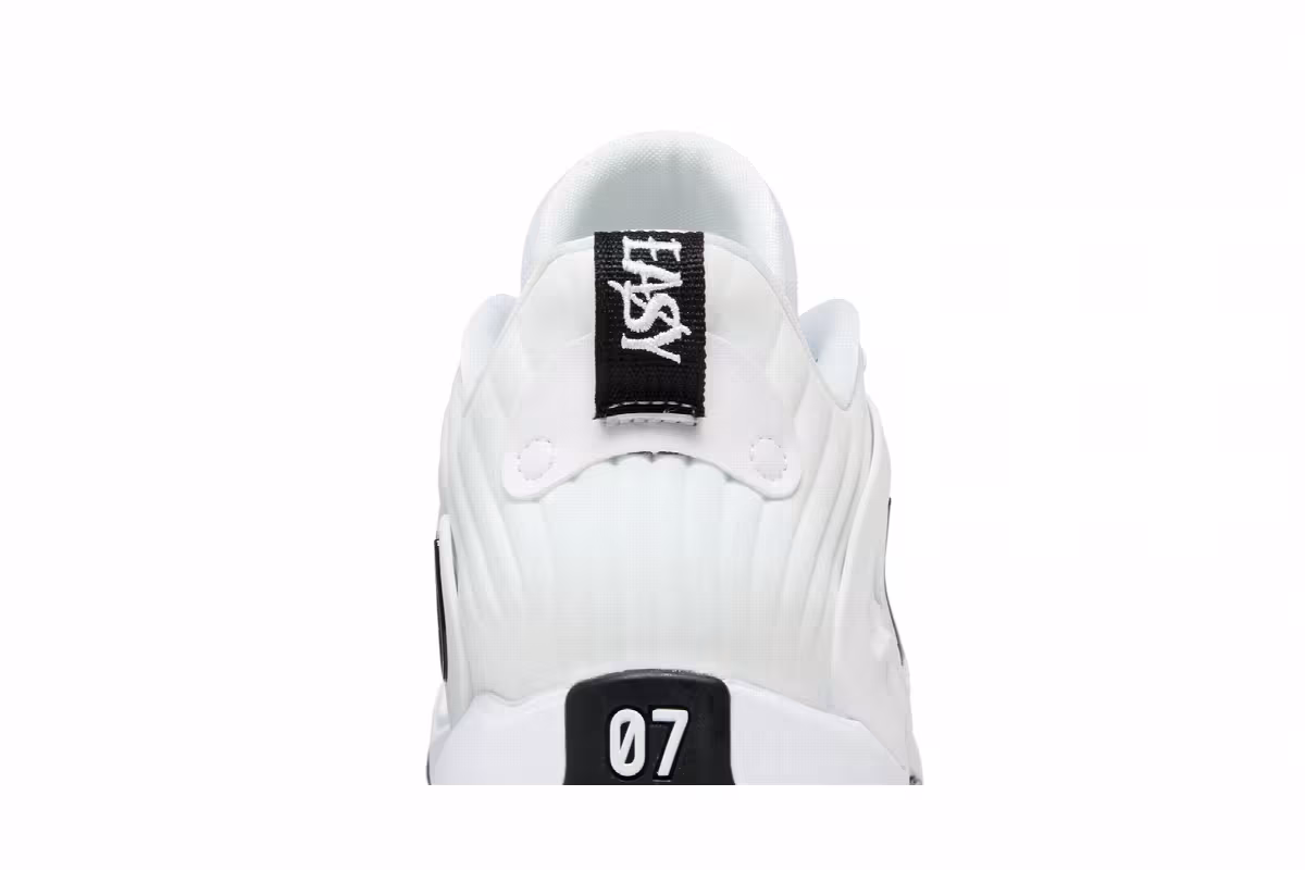 Nike KD 15 TB White Black, view 8