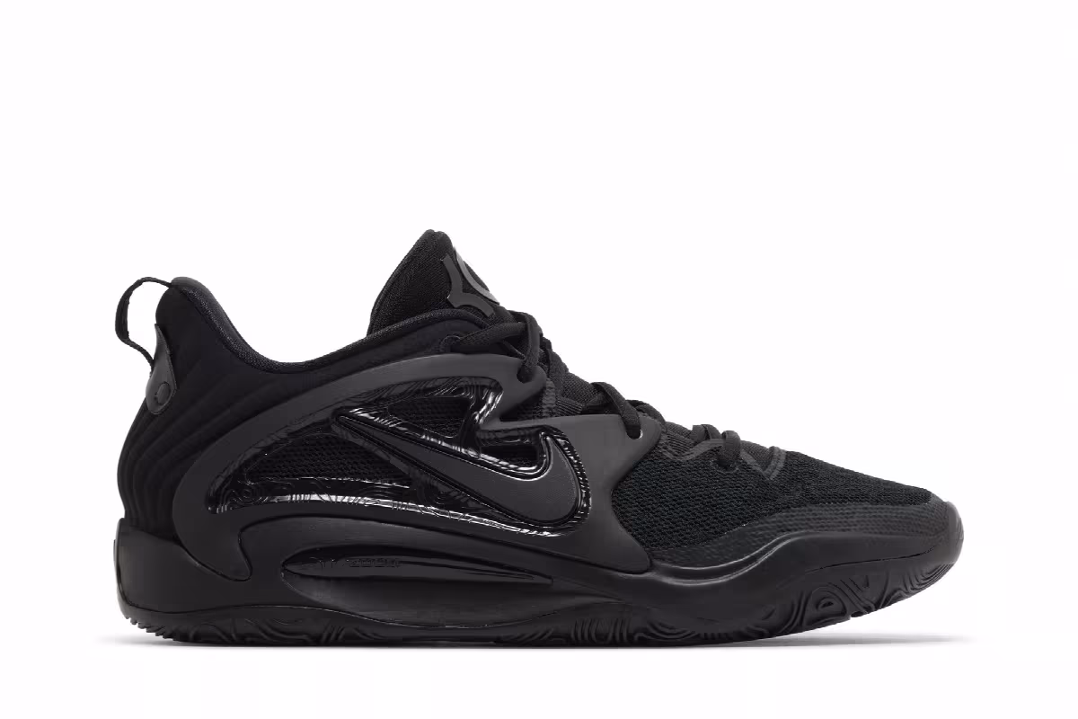 Nike KD 15 TB Triple Black, view 2