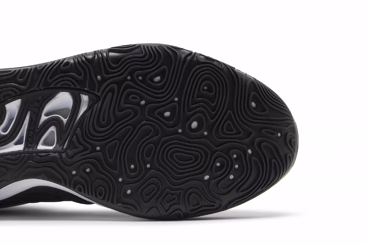 Nike KD 15 TB Black White, view 6