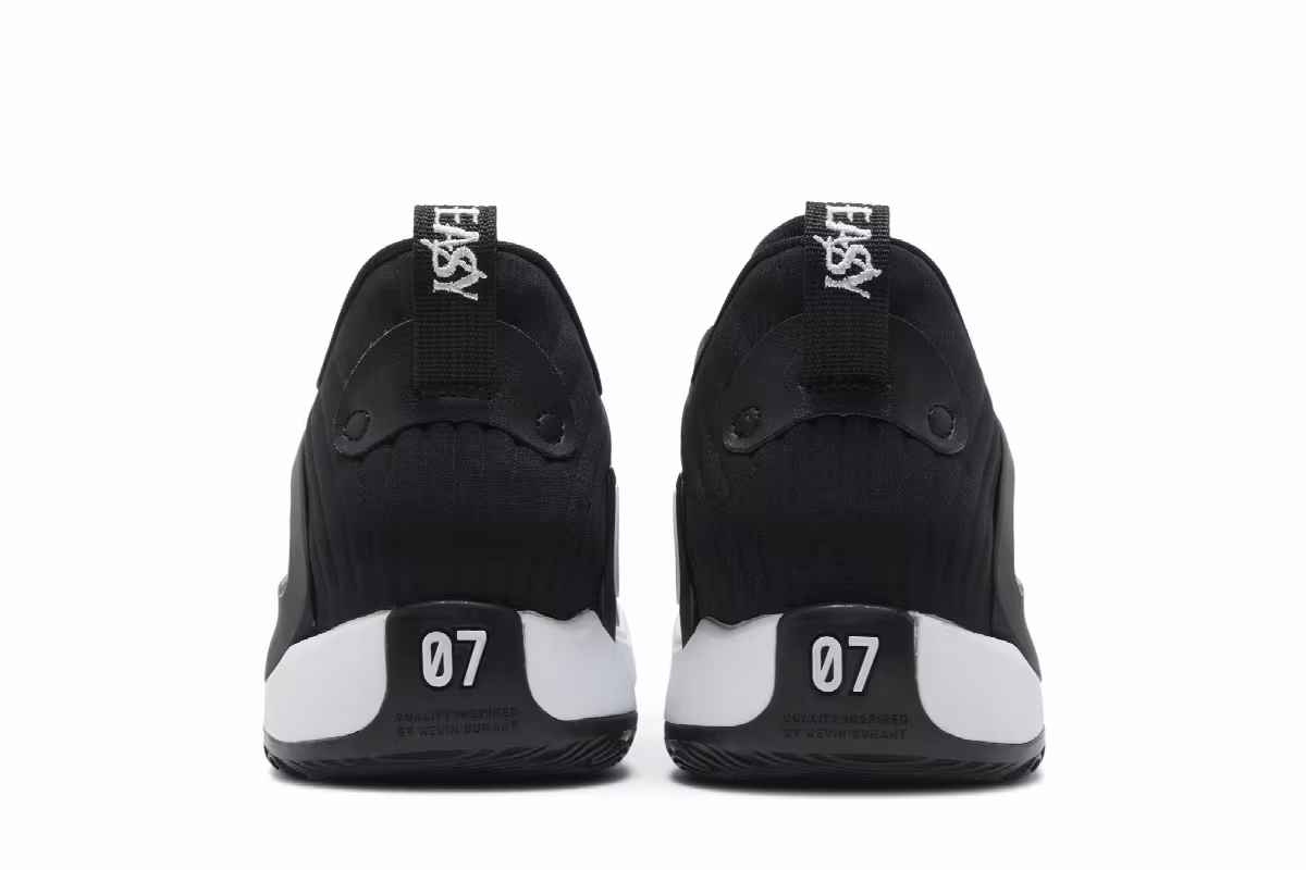 Nike KD 15 TB Black White, view 7
