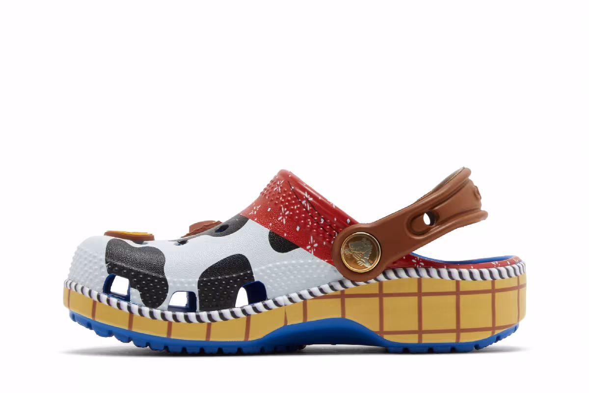 Toy Story x Crocs Classic Clog Toddler Woody, view 4