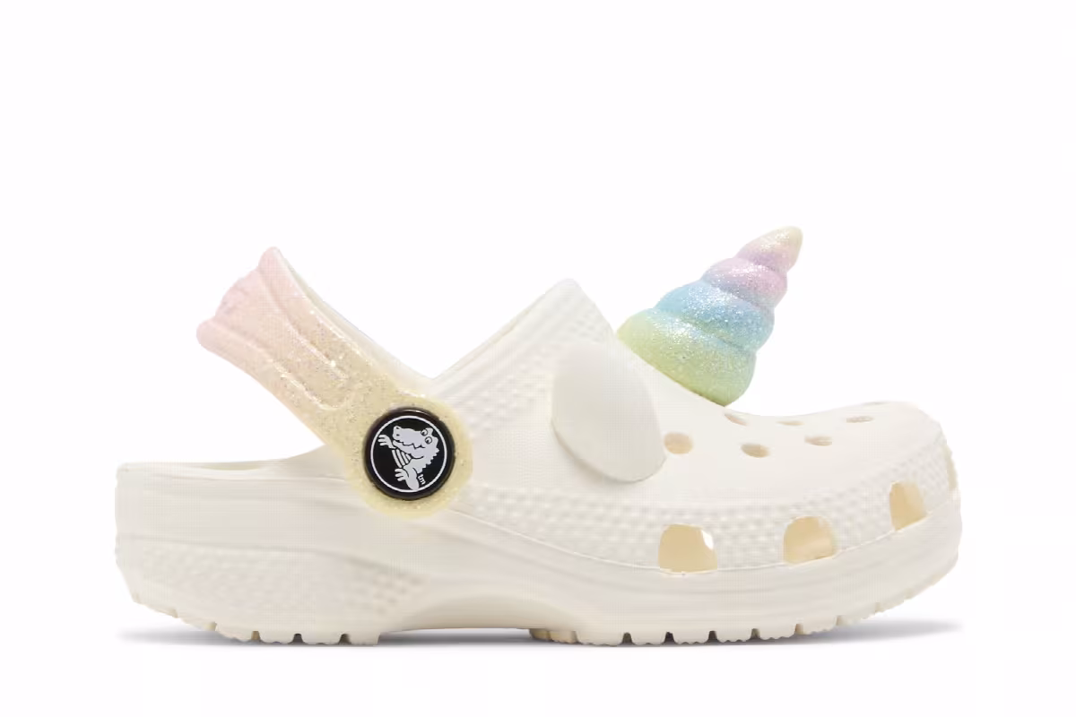 Crocs Classic Clog Toddler I Am Rainbow Unicorn, view 2