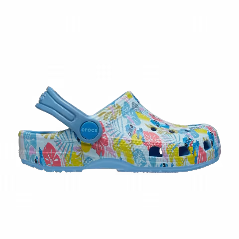 Disney x Crocs Classic Clog Toddler 'Stitch Hawaiian Print'