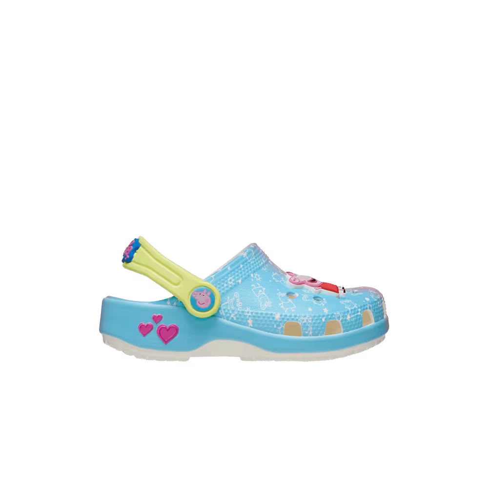 Crocs Peppa Pig x Classic Clog Toddler Blue Pink Gradient