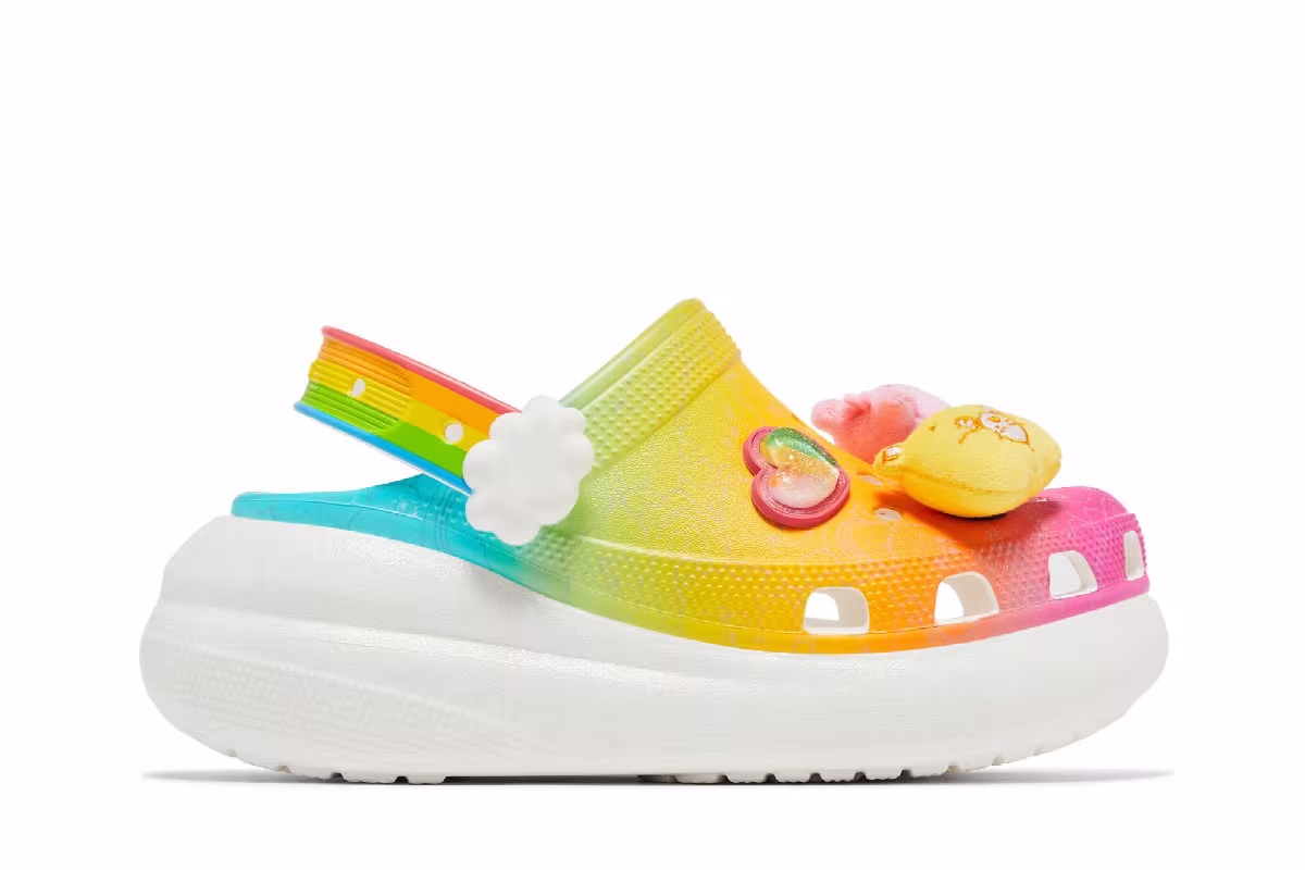 Care Bears x Crocs Women's Crush Clog Rainbow, view 2