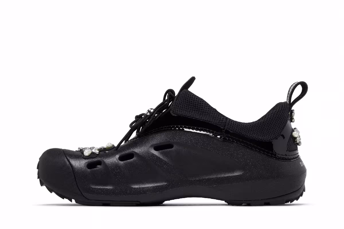 Simone Rocha x Crocs Quick Trail Low Black, view 4