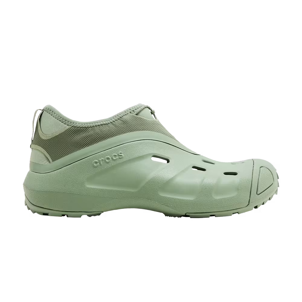 Satisfy x Crocs Quick Trail Low Moss