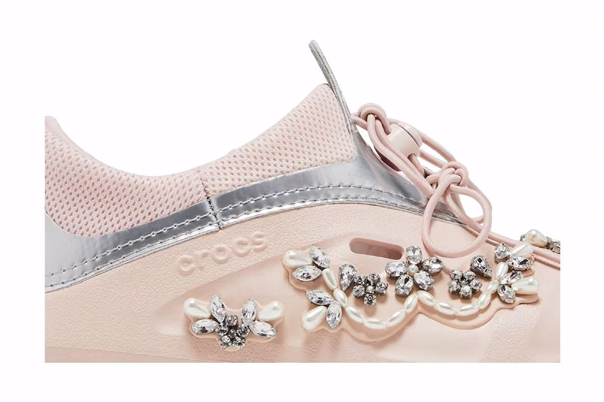 Simone Rocha x Crocs Quick Trail Low Quartz, view 3