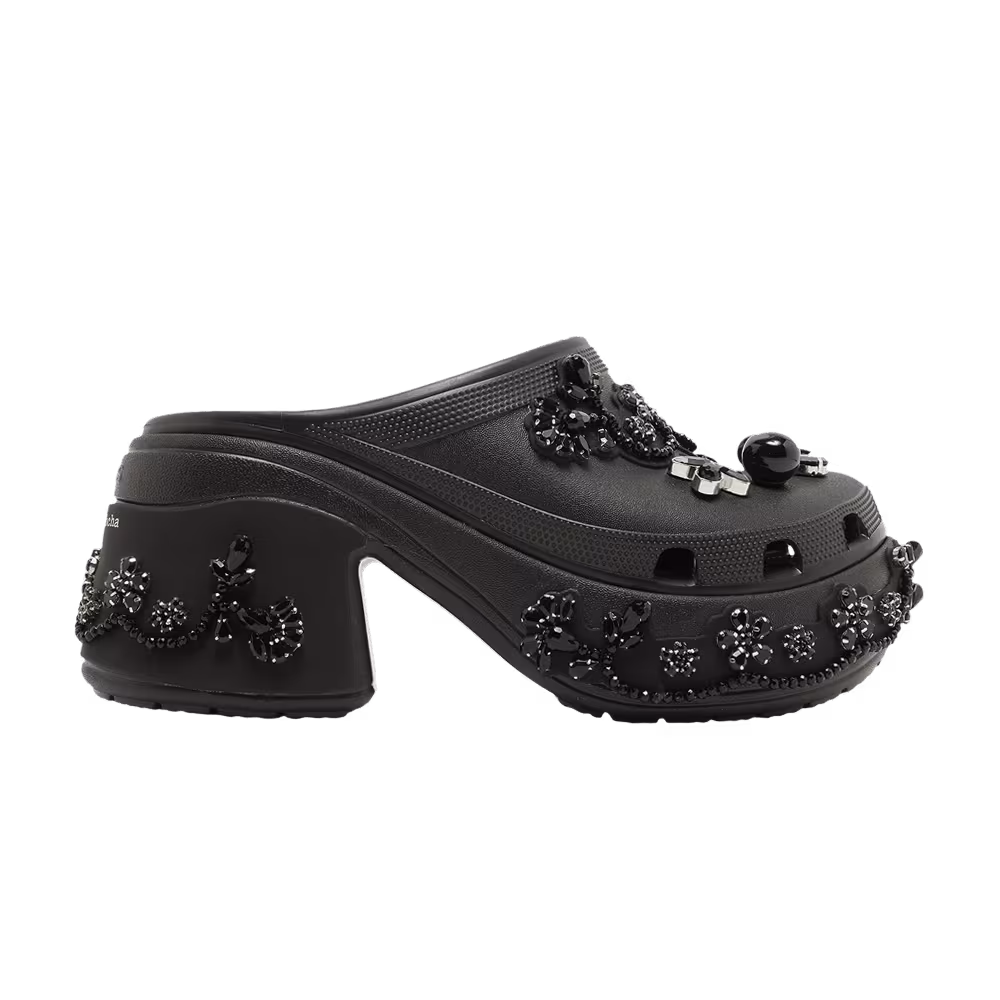 Simone Rocha x Crocs Siren Clog Black