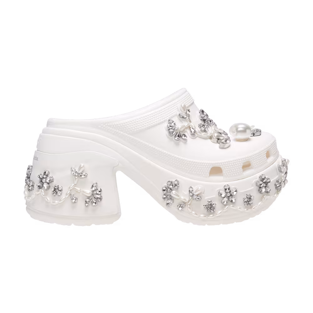 Simone Rocha x Crocs Siren Clog White