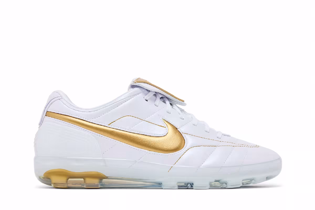 Nike Cryoshot Tiempo Legend R10 White Metallic Gold, view 2