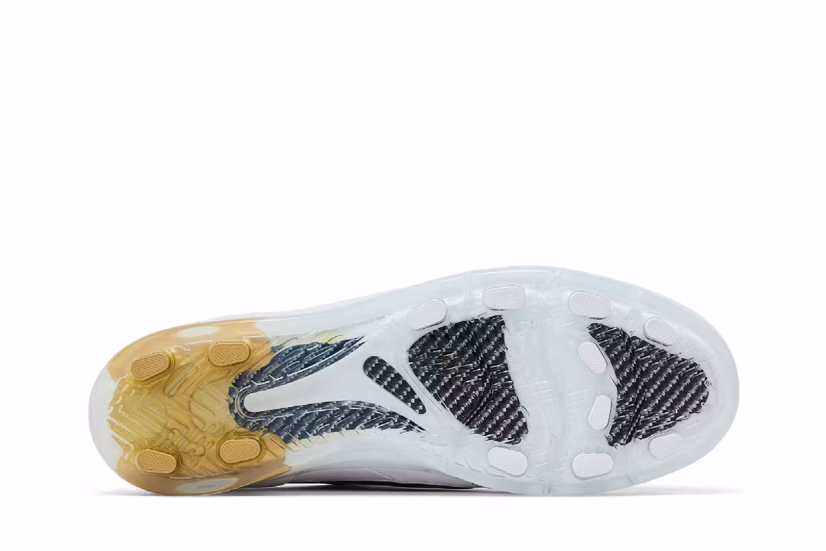 Nike Cryoshot Tiempo Legend R10 White Metallic Gold, view 5