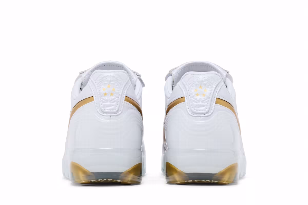 Nike Cryoshot Tiempo Legend R10 White Metallic Gold, view 7