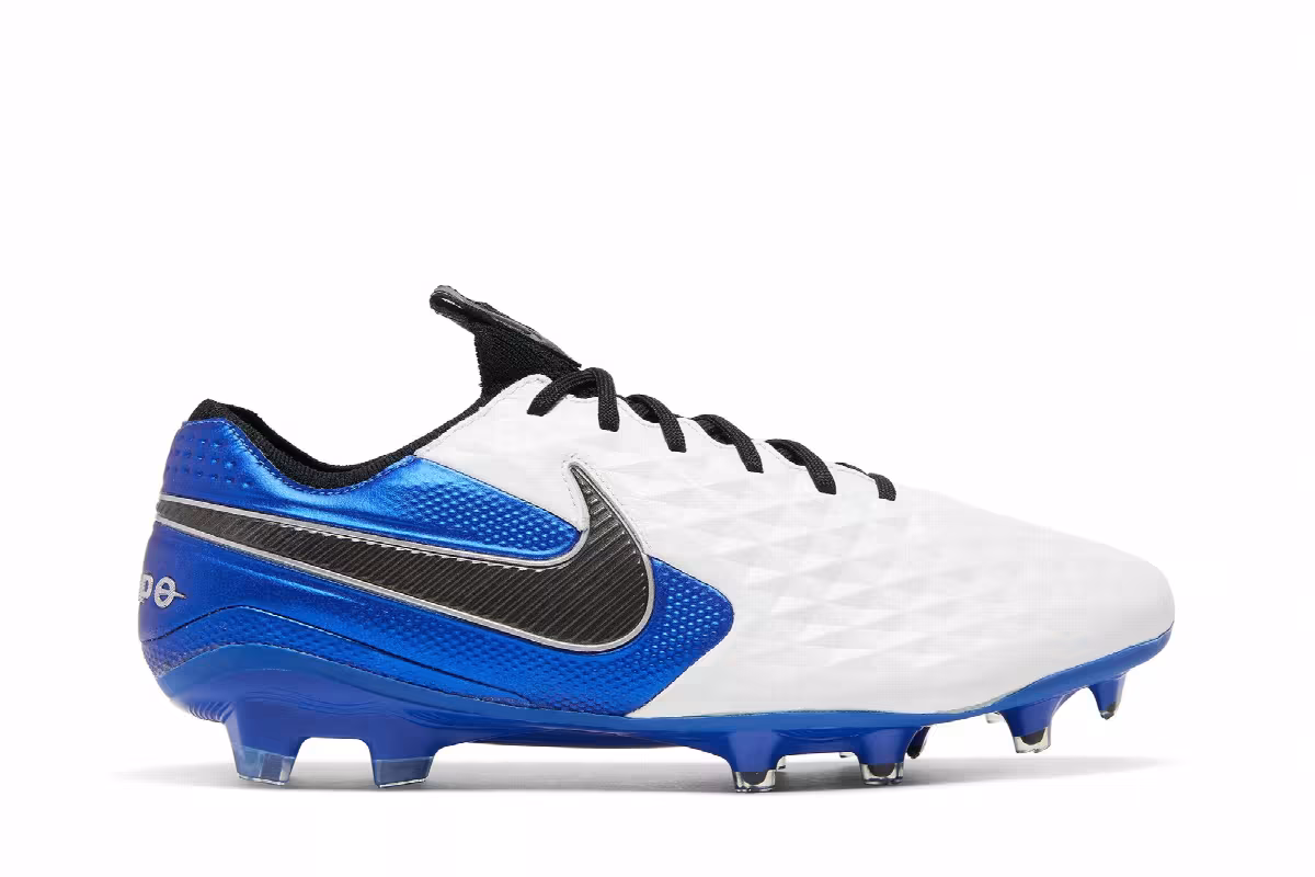 Nike Tiempo Legend 8 Elite FG White Hyper Royal, view 2