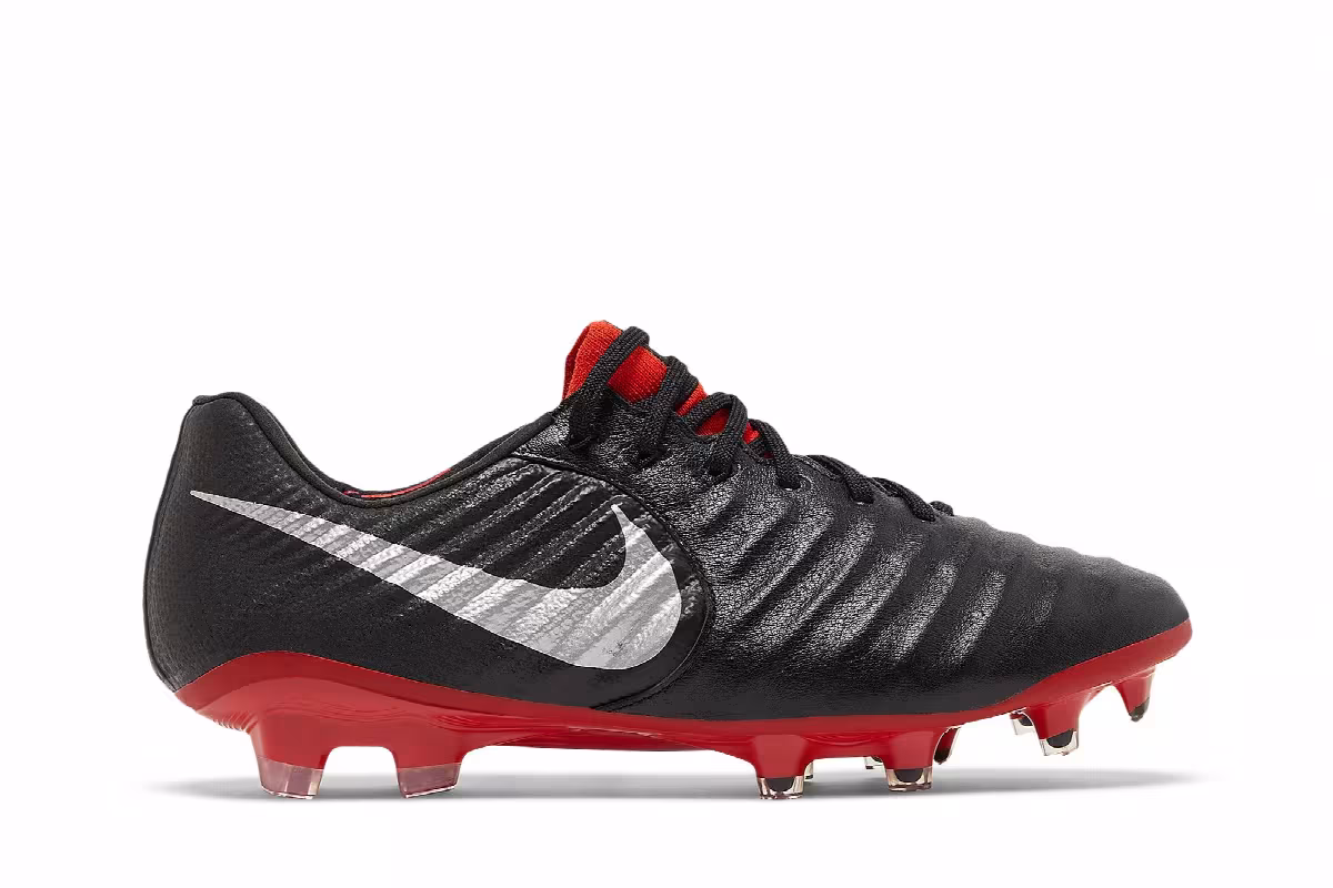 Nike Tiempo Legend 7 Elite FG Black Crimson, view 2