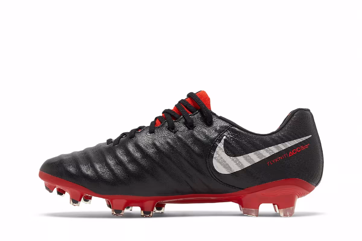 Nike Tiempo Legend 7 Elite FG Black Crimson, view 4