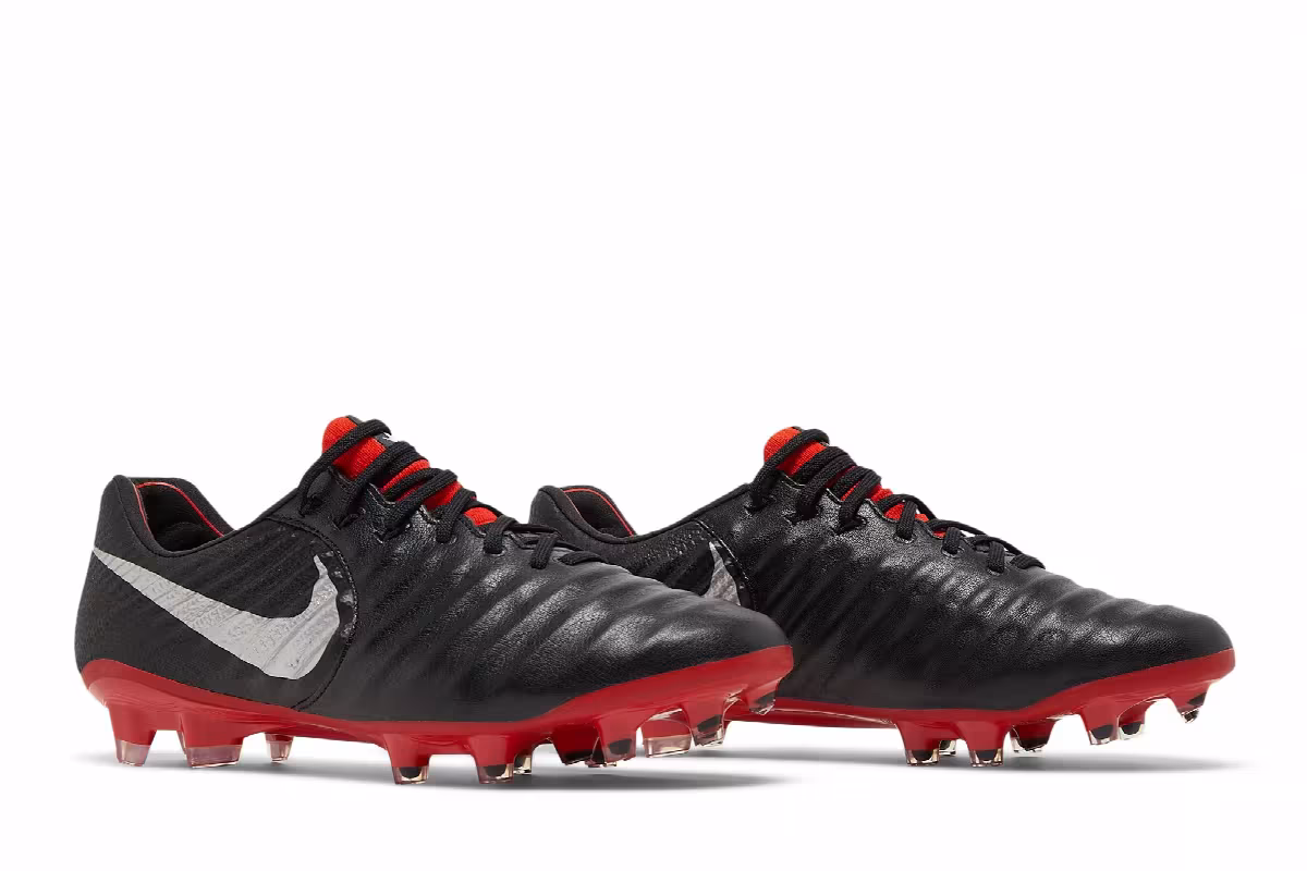 Nike Tiempo Legend 7 Elite FG Black Crimson, view 9