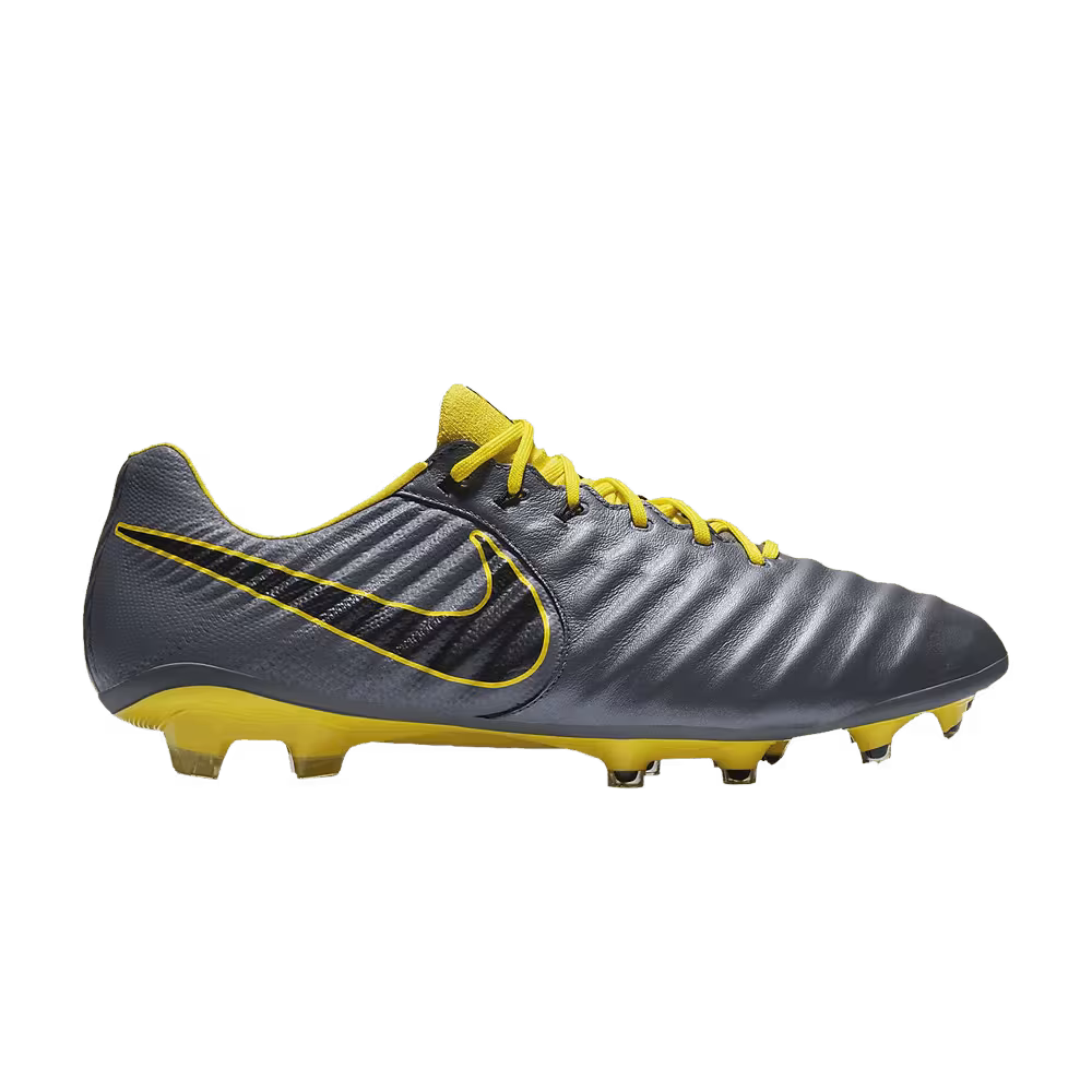 Nike Tiempo Legend 7 Elite FG Dark Grey Opti Yellow