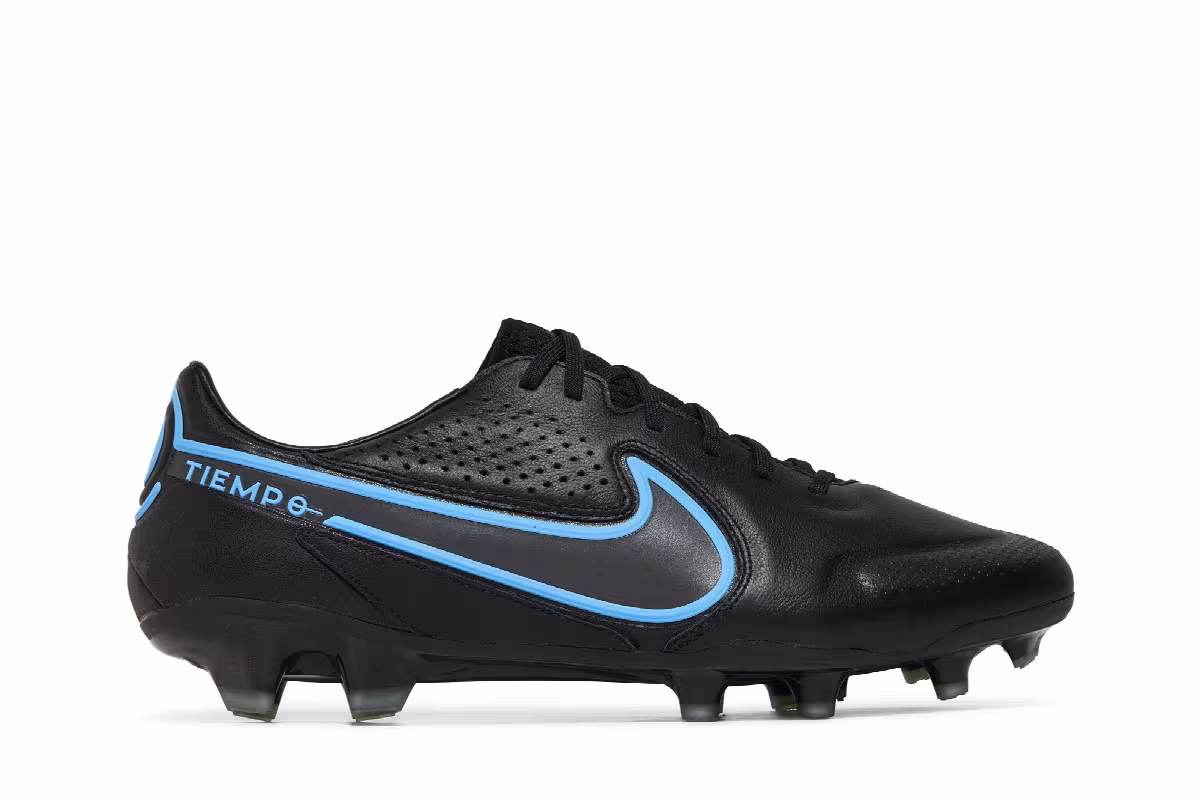 Nike Tiempo Legend 9 Pro FG Black Blue Hero, view 2