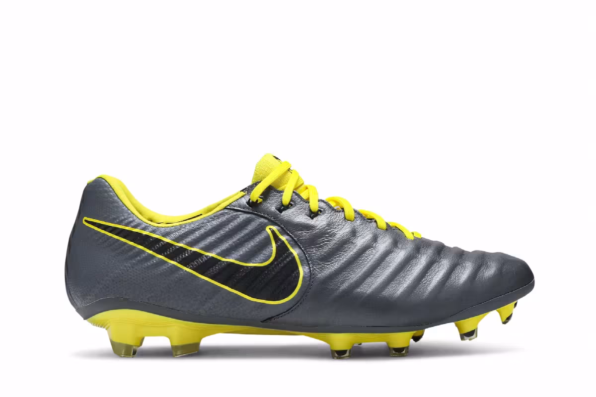 Nike Tiempo Legend 7 Elite FG Dark Grey Opti Yellow, view 2