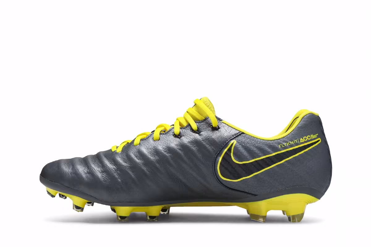 Nike Tiempo Legend 7 Elite FG Dark Grey Opti Yellow, view 4