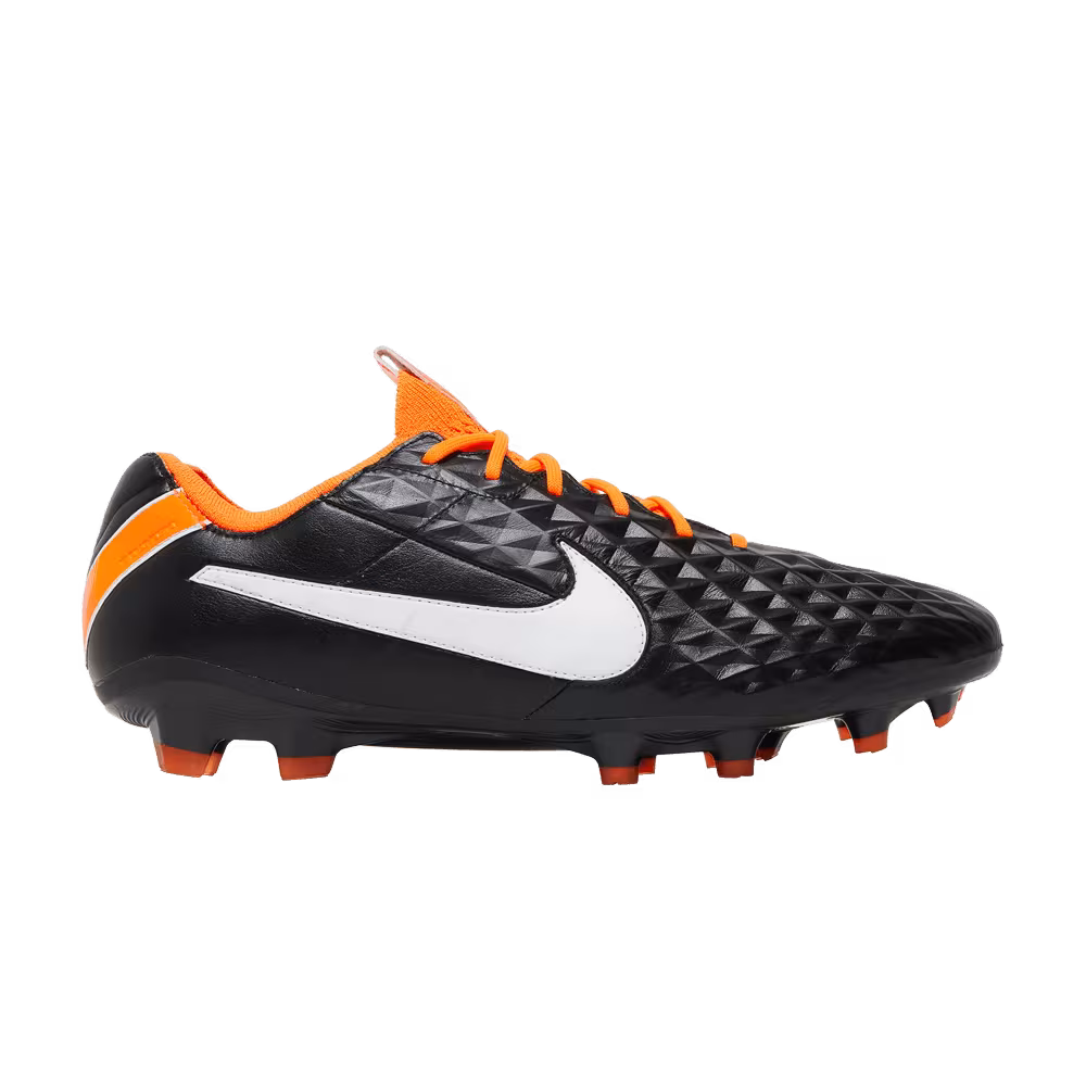 Nike Tiempo Legend 8 Elite FG Black Total Orange