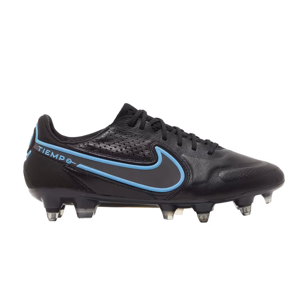 Nike Tiempo Legend 9 Elite SG Pro AC Black Blue Hero