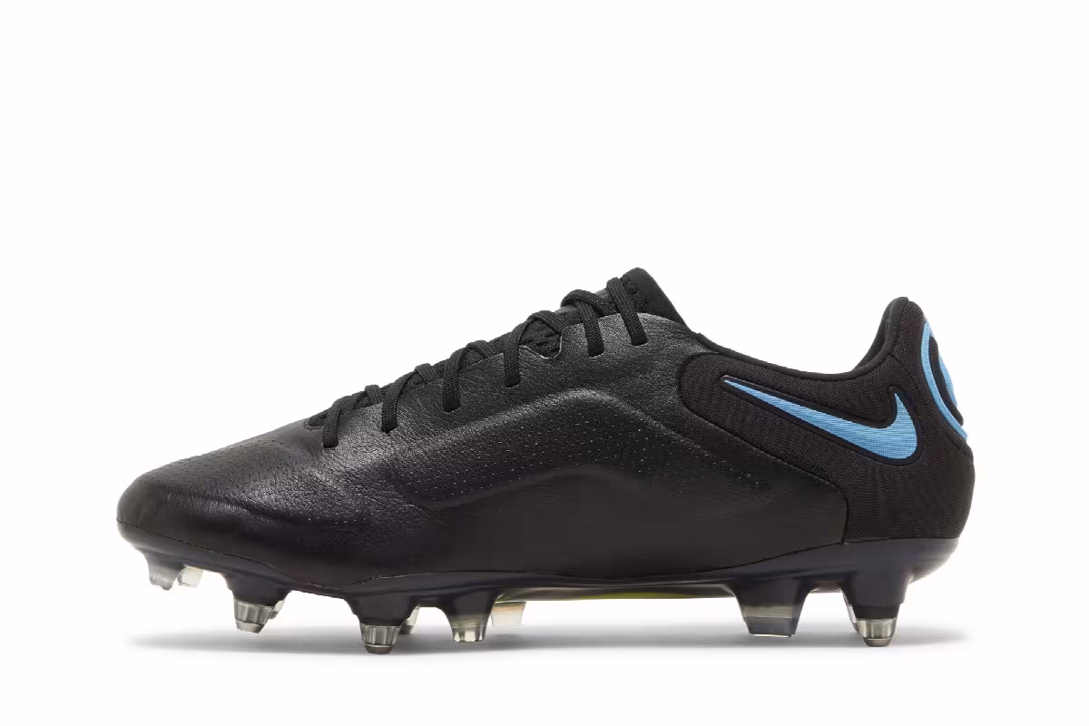 Nike Tiempo Legend 9 Elite SG Pro AC Black Blue Hero, view 4